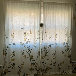 Floral curtains from Target